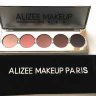 CHERRY palette ALIZEE MAKE-UP matte finish, peach-burgundy-brown - 02 - CHERRY